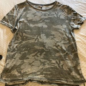 Free People Camo Tee